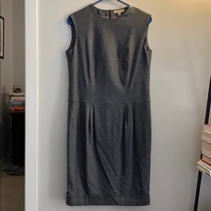 Gray Knee Length Burberry Dress NWOT